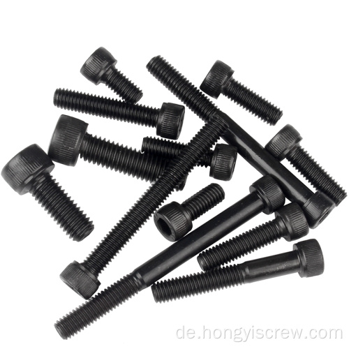 Hex -Socket Black Allen Head Cap Bolts M6